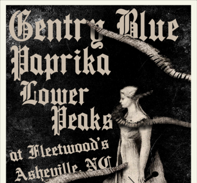 Gentry Blue // Paprika // Lower Peaks
